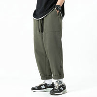 Masaru | Japanische Buqeume Hose – Oliv