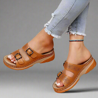 Gertrude | Hochwertige Sandalen für ultimativen Tragekomfort – Braun