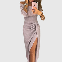 Ely™ - Schickes Maxikleid mit Neckholder und Eleganter, Fließender Passform – Rosa