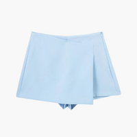 Vibrante Skort für Frauen - Bequem und Elegant für den Sommer – Hellblau