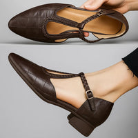 Katharina™ | Elegante Lederschuhe – Braun