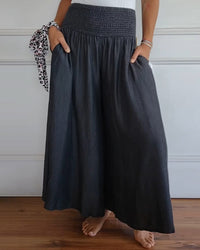 Irene™ - Bequeme Weite-Hosen – Dunkelgrau