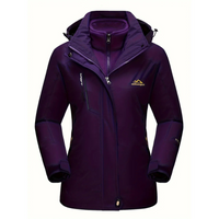 MILLICENT - WASSERDICHTE 3-IN-1-JACKE – Lila