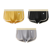 HEINZ - BAUMWOLL-UNTERHOSE-SET – Gelb/Schwarz/Grau