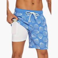 Sommer Shorts mit Kordelzug - Herrenmode für heiße Tage – Blau 5