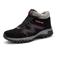 Reithania | Orthopädische Winterschuhe für optimalen Halt und Komfort – Schwarz & Rosa