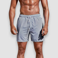 Evon | Cotton Shorts – Blau