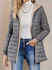 Leysmira | Kapuzenjacke mit Reißverschluss – Lässige Langarmjacke für den perfekten Alltagslook – Grau