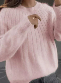 | Pullover - Damen Herbstweicher Pullover – Helles Pink