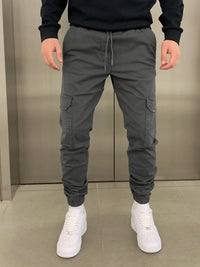 STEFANO™ | STRETCH KOMFORT-CARGOHOSEN – Dunkelgrau