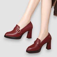 Luna | elegante Schuhe – Rot