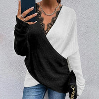 DILARA - LANGÄRMELIGER STRICKPULLOVER – Weiß