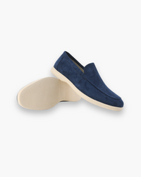 Herren Elegante Slip-Ons | Luxuriös und Komfortabel – Marine