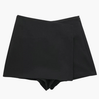 Vibrante Skort für Frauen - Bequem und Elegant für den Sommer – Schwarz