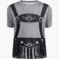 Bedrucktes Oktoberfest Hemd für Unisex - Oktoberfest 2025 – Schwarz