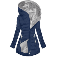 Jasmine - Modische Kapuzenjacke – Blau