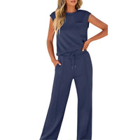 Rina | Lässiges Sommer-Lounge-Set – Dunkelblau