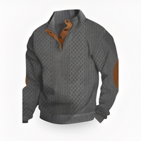 Jonel - Stilvoller und bequemer Herrenpullover – Grau