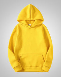 Aiden | Herren Lässiger Oversized Pullover mit Kapuze – Gelb
