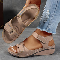 Madison | Bequeme orthopädische Sandale für Damen – Khaki