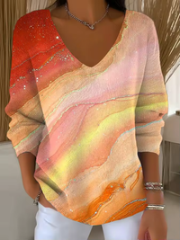 Delia | Leichter Sommerpullover – Mehrfarbig