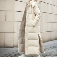 Tiara - Gemütliche Winterlange Jacke – Beige