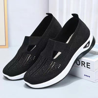 Atmungsaktive Damenschuhe – Schwarz