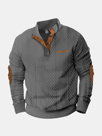 Jonas | Herren Klassiker Zopfmuster Pullover – Grau