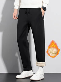 Seylulah | Cozy Guard Hose mit dickem Fleecefutter – Schwarz