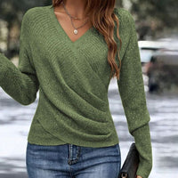 GESINE - WICKEL-PULLOVER AUS STRICK – Grün
