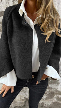 DAMENMANTEL | ELEGANTER STIL, KOMFORTABELER TRAGEKOMFORT – Schwarz