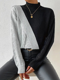 Clivira | Stylisches Langarm-Design für einen trendigen Winter-Look – Schwarz