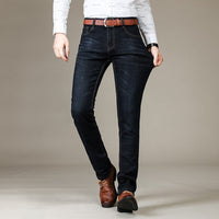 Herren Slim-Fit Stretch Jeans | Komfort und klassische Passform – Schwarz