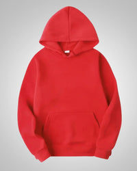 Aiden | Herren Lässiger Oversized Pullover mit Kapuze – Rot