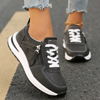 Heidi-Mode | Orthopädische Komfort Sneakers – Schwarz