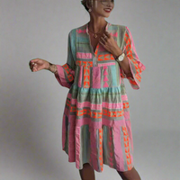 Britta | Sommerkleid aus Baumwoll-Leinen – Abgebildete Farbe