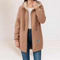 Lisa™ | Fleecejacke für Damen – Braun