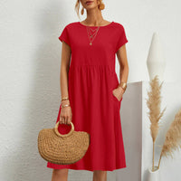 Luna® | Ibiza Mode stilvolle Frauen Kleid für den Sommer – Rot