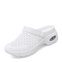 Sandaletten für Damen - Sommerliche Schuhe für Orthopädische Einlagen – Weiß