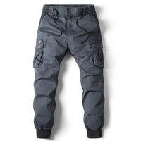 Niel | Herren Cargo Jogger mit Rippbündchen – Kohle