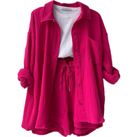Sussie - Baumwollanzug – Rosa