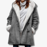 Lasira | Wärme und Stil mit Damenmantel – Grau