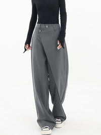 Nica – Cozy Baggy Pants – Grau