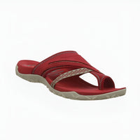 Heidi | Ergonomische orthopädische Damensandalen – Rot