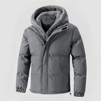 MAXIMILIAN - POLARJACKE MIT KAPUZE – Grau