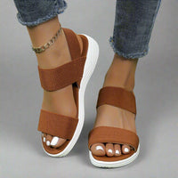 Ortrun | Elegante Bequeme Orthopädische Sandalen – Braun