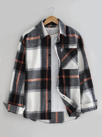 Keylon | Revers Hemdjacke mit vielseitiger Knopfleiste – Mischfarbe