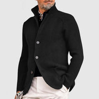 Jayden - Klassischer Cardigan – Schwarz