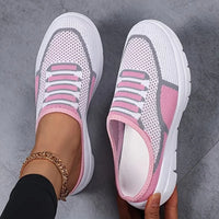 Fara - gestrickte Slip-On-Sneaker – Rosa