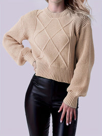 Koviala | Strickpullover für Damen – Beige